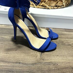 Miss Lola Royal Blue Stiletto Heels